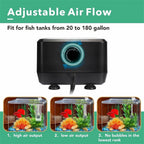 Hygger Adjustable Eco Air Pump HG981-10W