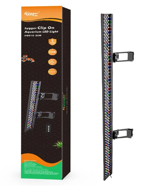 Hygger Clip On Aquarium LED Light 46.2" - HG018-42W