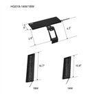 Hygger Clip On Aquarium LED Light 46.2" - HG018-42W