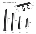 Hygger Clip On Aquarium LED Light 46.2" - HG018-42W