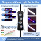 Hygger Clip-On Aquarium LED Light - HG033-9W