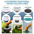 Hygger 6-in-1 Aquarium Electric Cleaning Brush