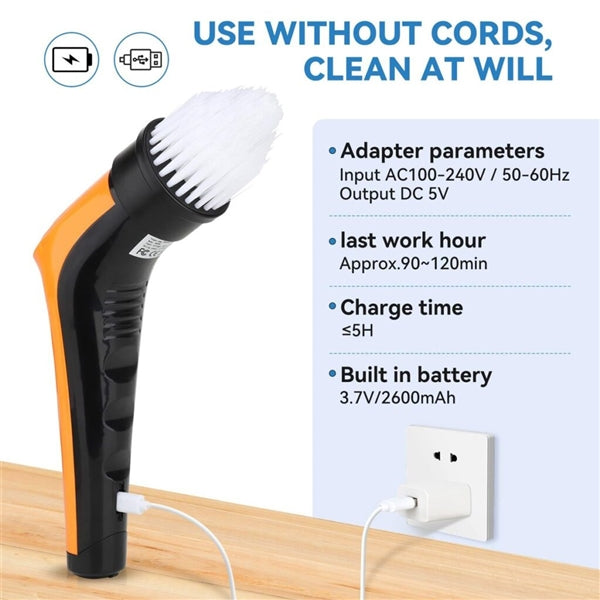 Hygger 6-in-1 Aquarium Electric Cleaning Brush
