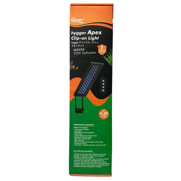 Hygger Apex Clip-on Light 22 Watt Saltwater HG990
