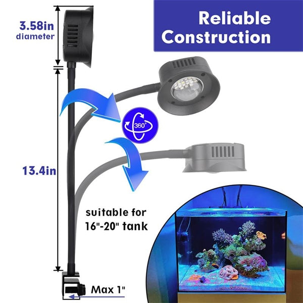 Hygger Eyeball Aluminum Alloy Reef Light - HG171-36W