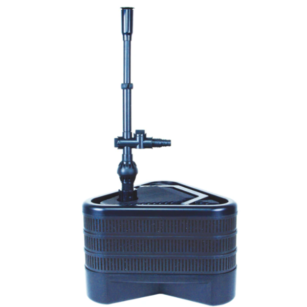 Lifegard Trio Pond Filter Kit - Includes Quiet One 1022gph Pump