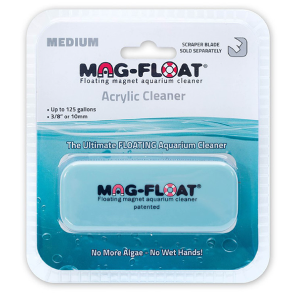 Mag-Float 130A Medium Acrylic Algae Magnet w/ Scraper Option