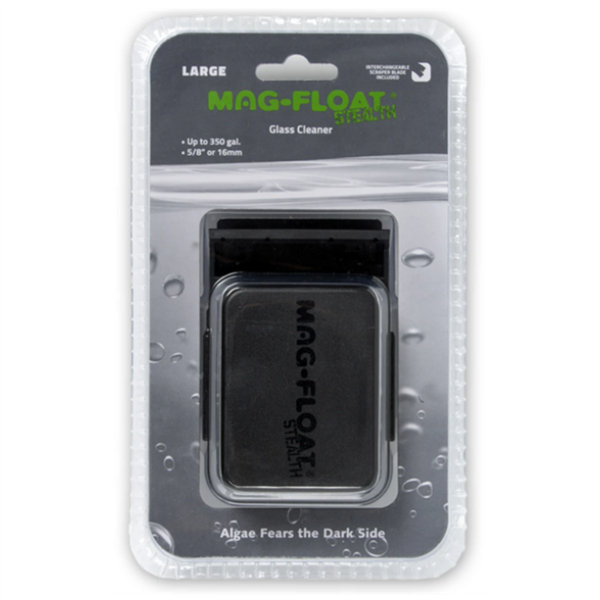 Mag-Float STEALTH Large Glass Aquarium Cleaner (5/8" or 16mm)