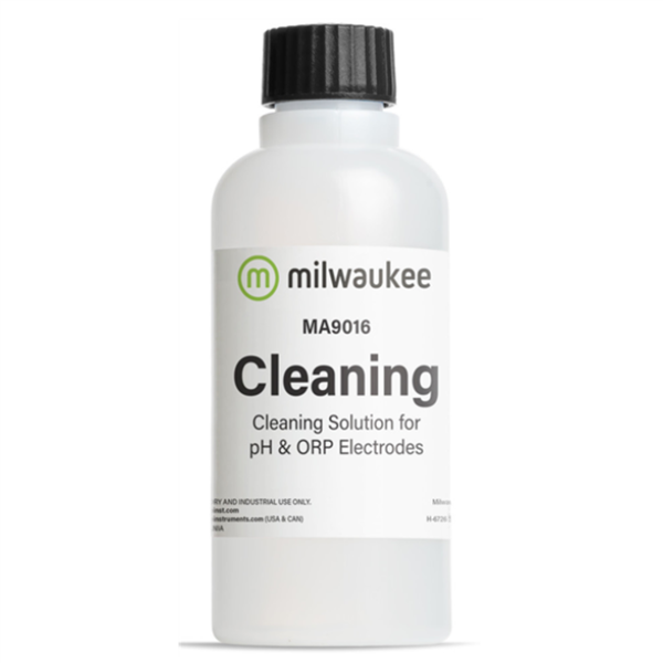 Milwaukee pH / ORP Cleaning Solution - 230mL Bottle