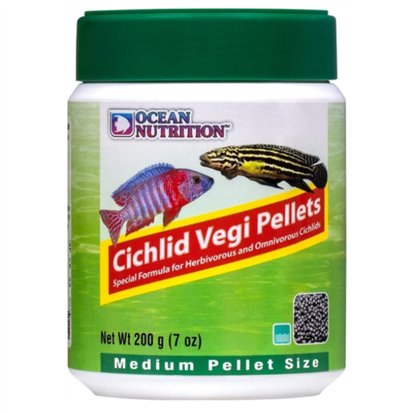 Ocean Nutrition Cichlid Vegi Pellets Medium 200g