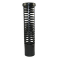 Black Suction Screen 1" x 8" Tall 1" Male Slip