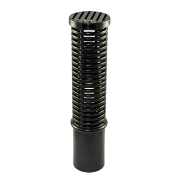 High Capacity Suction Screen Black 1.5" Slip x 9" Tall