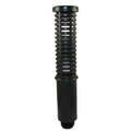 Black Suction Screen w/Gravel Guard 1-1/8" x 8" Tall 3/4" Male Thread