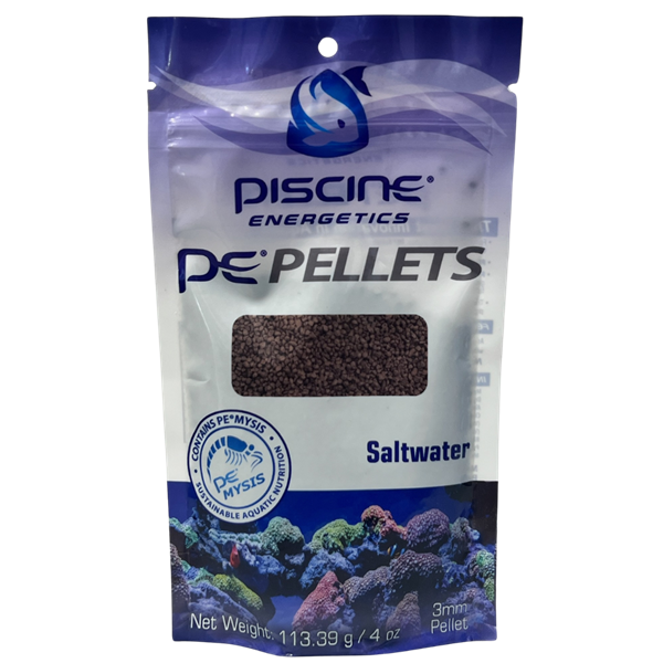 PE Mysis Pellets Saltwater 3mm - 4oz