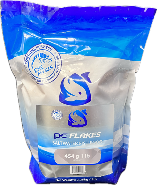 Piscine Energetics Flake Fish Food - Saltwater 1 lb