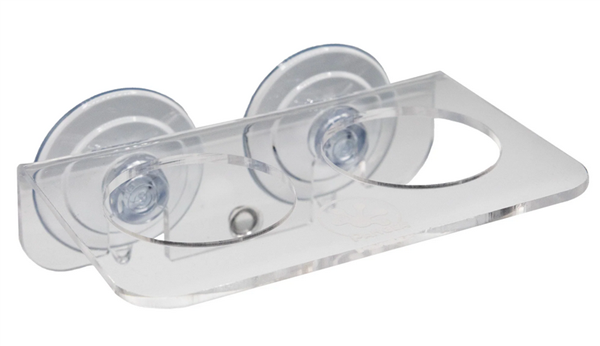Pangea Acrylic Feeding Ledge w/ Suction Cups - Small