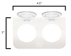 Pangea Acrylic Feeding Ledge w/ Suction Cups - Small