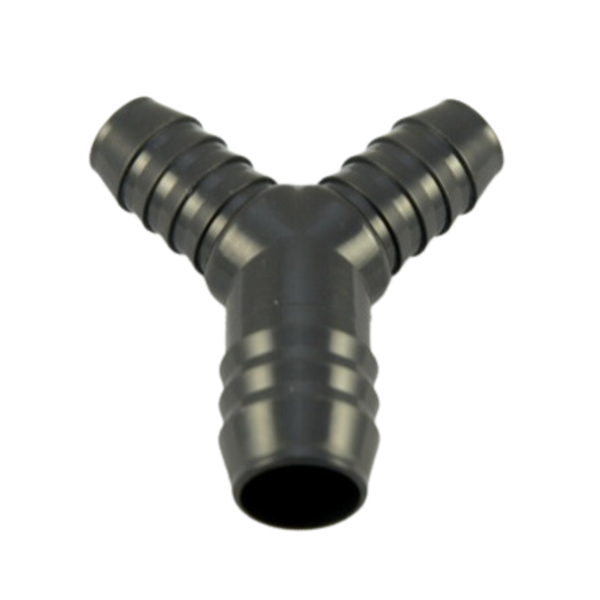 Y-Hose Fitting 3/4" Hose x 3/4" Hose x 1" Hose