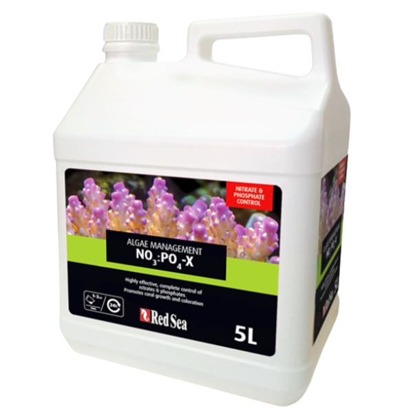 Red Sea NO3:PO4-X Nitrate & Phosphate Reducer 5L