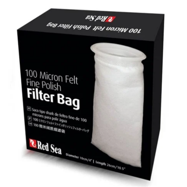 Red Sea 100 Micron Felt Fine Polish Filter Bag - (4" x 10.5")/260(10.5")