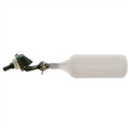Float Valve 1/4" Barb Inlet, Adjustable Arm