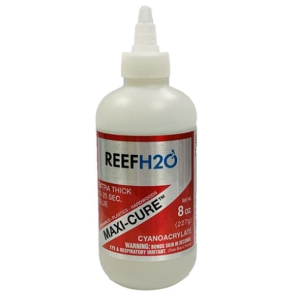 ReefH2O MAXI-CURE Extra Thick Cyanoacrylate Glue 8oz