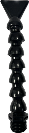 ReefH2O Return Nozzle - 1/2" NPT x Small Segments x 1-1/8" Flare - Single