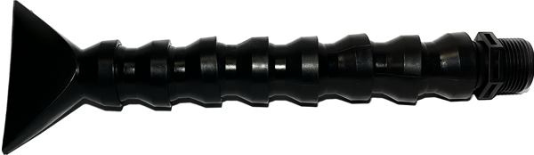 ReefH2O Return Nozzle - 3/4" NPT x Large Segments x 3" Flare - Single