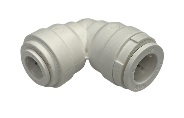 RO Union Elbow 1/2" Tube QC x 3/8" Tube QC