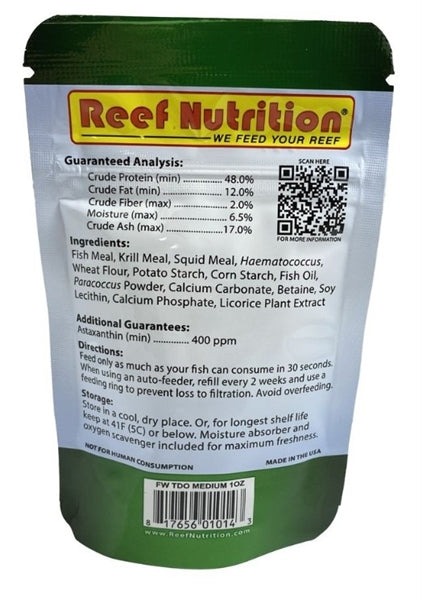 Reef Nutrition TDO Color Boost FRESHWATER Medium 1oz