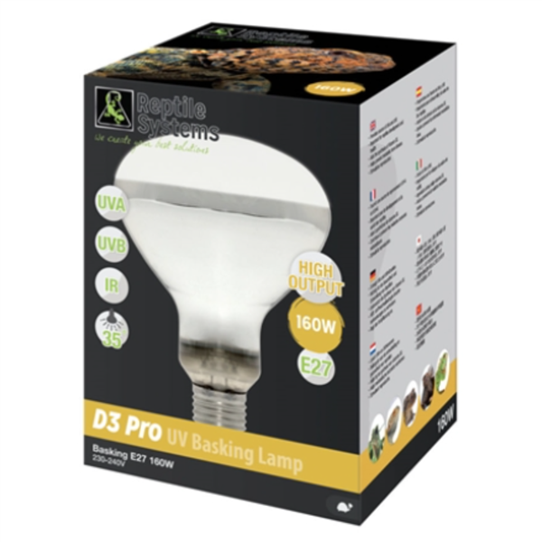 Reptile Systems D3 UV Basking Lamp 125W