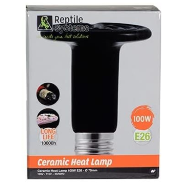 Reptile Systems Ceramic Heat Lamp 100 Watt