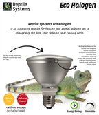 Reptile Systems Eco Halogen Lamp Kit 50 Watt White