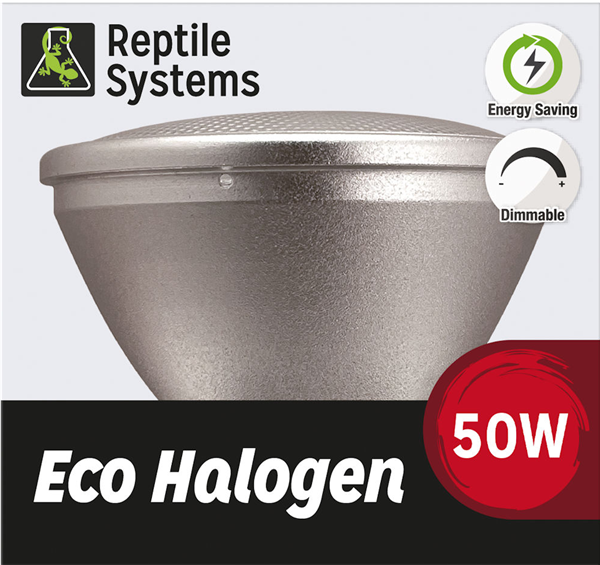 Reptile Systems Eco Halogen Lamp Kit 50 Watt Red