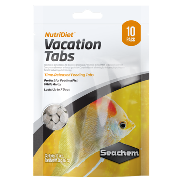 Seachem NutriDiet Vacation Tabs (10 Tabs) - 7 Days