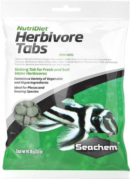 Seachem NutriDiet Herbivore Tabs