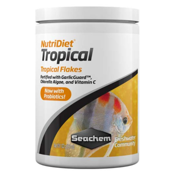 Seachem NutriDiet Tropical Flakes w/Probiotics 100g