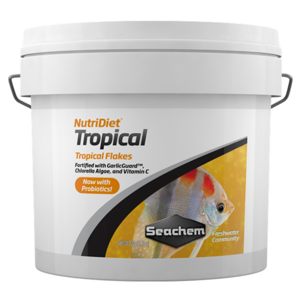 Seachem NutriDiet Tropical Flakes w/ Probiotics 500g