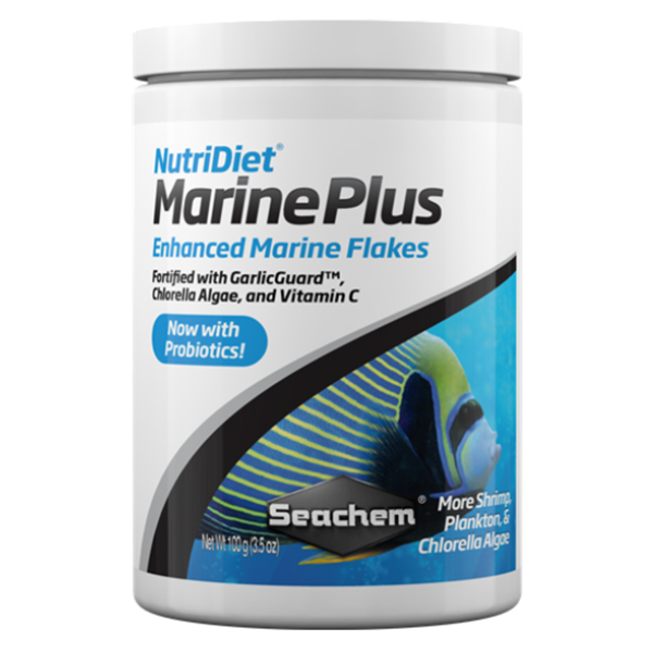Seachem NutriDiet Marine Plus Flakes w/Probiotics 100g
