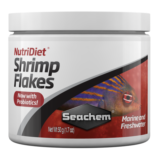 Seachem NutriDiet Shrimp Flakes w/ Probiotics 50g