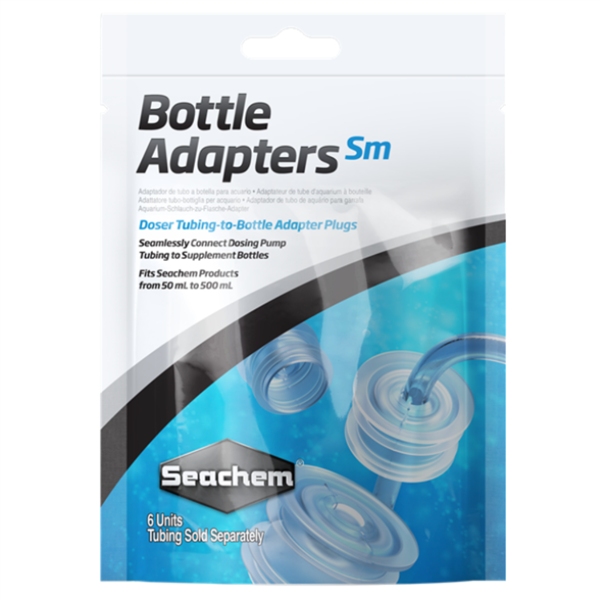 Seachem Bottle Adapters Small - 6 Pack