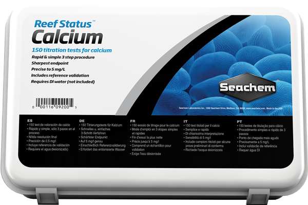 Seachem Reef Status Calcium Test Kit