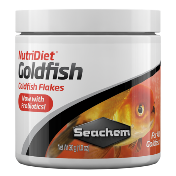 Seachem NutriDiet Goldfish Flakes w/ Probiotics 30g