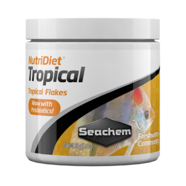 Seachem NutriDiet Tropical Flakes w/Probiotics 30g