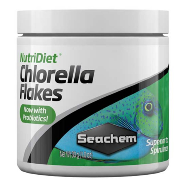 Seachem NutriDiet Chlorella Flakes w/ Probiotics 30g