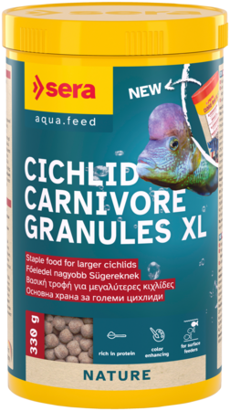 Sera Cichlid Carnivore Granules XL 11.6oz / 330g