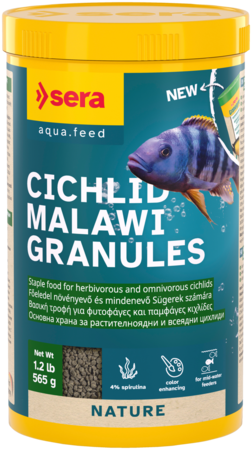 Sera Cichlid Malawi Granulues 1.2lb / 565g