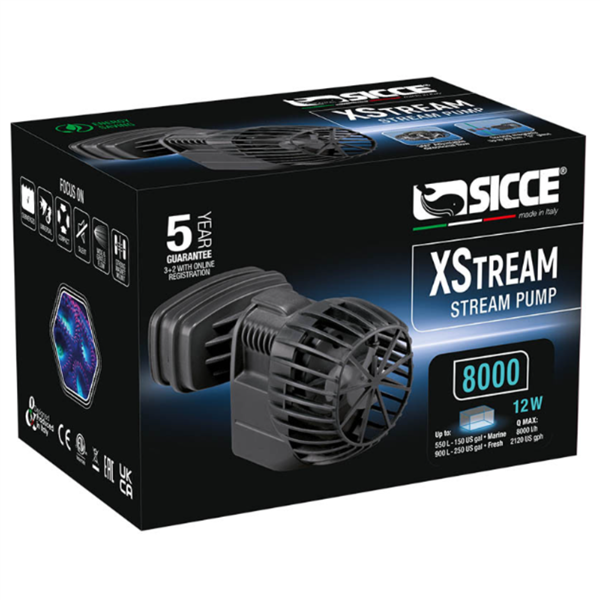 Sicce XStream 8000 Wave Pump 2120gph