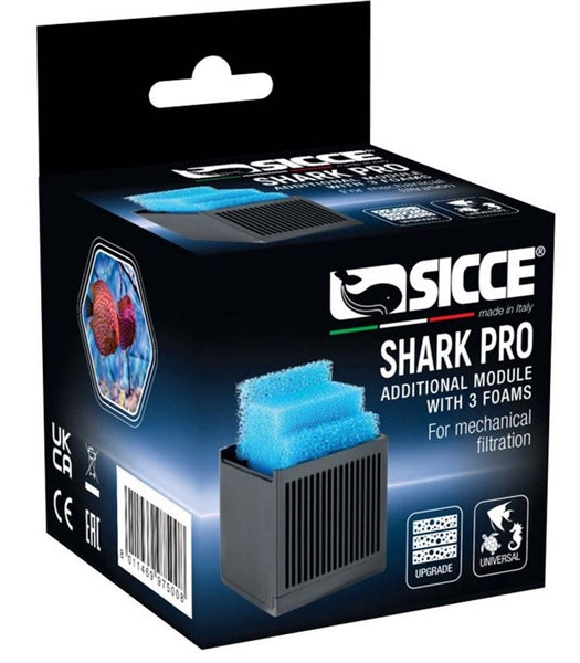 Sicce SHARK PRO Module with Sponge (2pcs. 20ppi, 1pc. 30ppi)