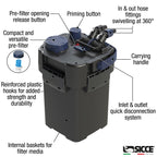 Sicce MEGA Filtra 650 Canister Filter